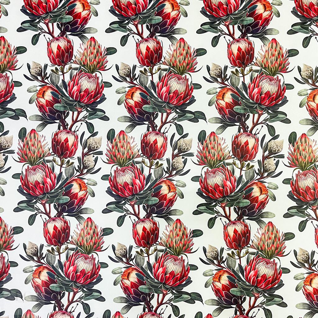 MP2DVINYL255F5231.jpg 150CM PRINTED VINYL - BOTANICAL PROTEA - Image 1