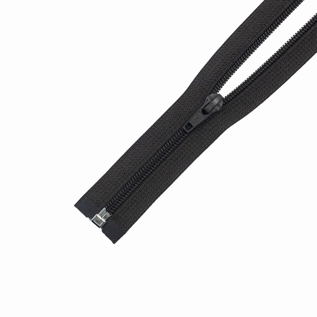 OEZ655FDB231.jpg 65CM OPEN END ZIP - DARK BROWN - (8) - Image 1