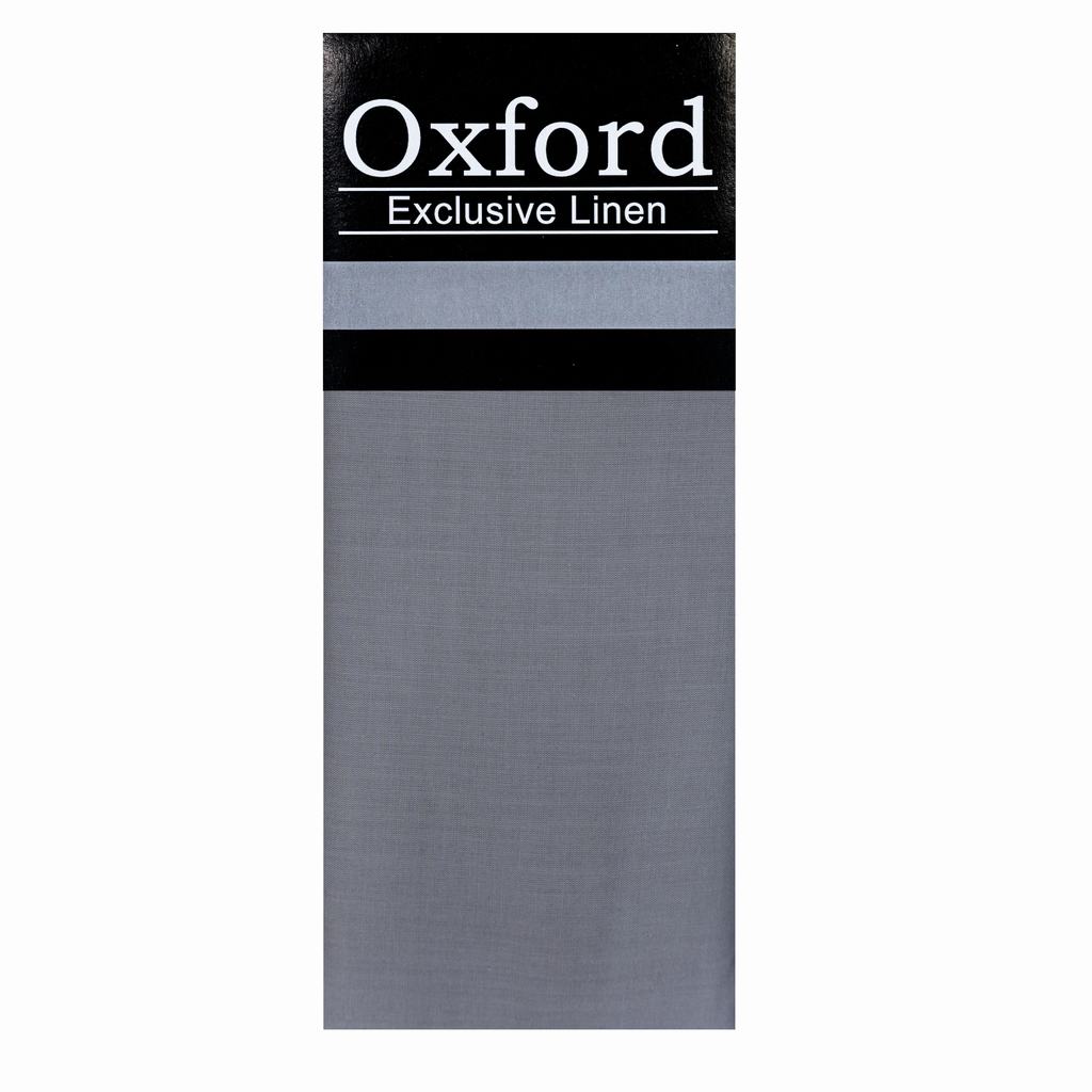 OFT4005FGR231.jpg OXFORD 144 3/4 FITTED SHEET - GREY - Image 1
