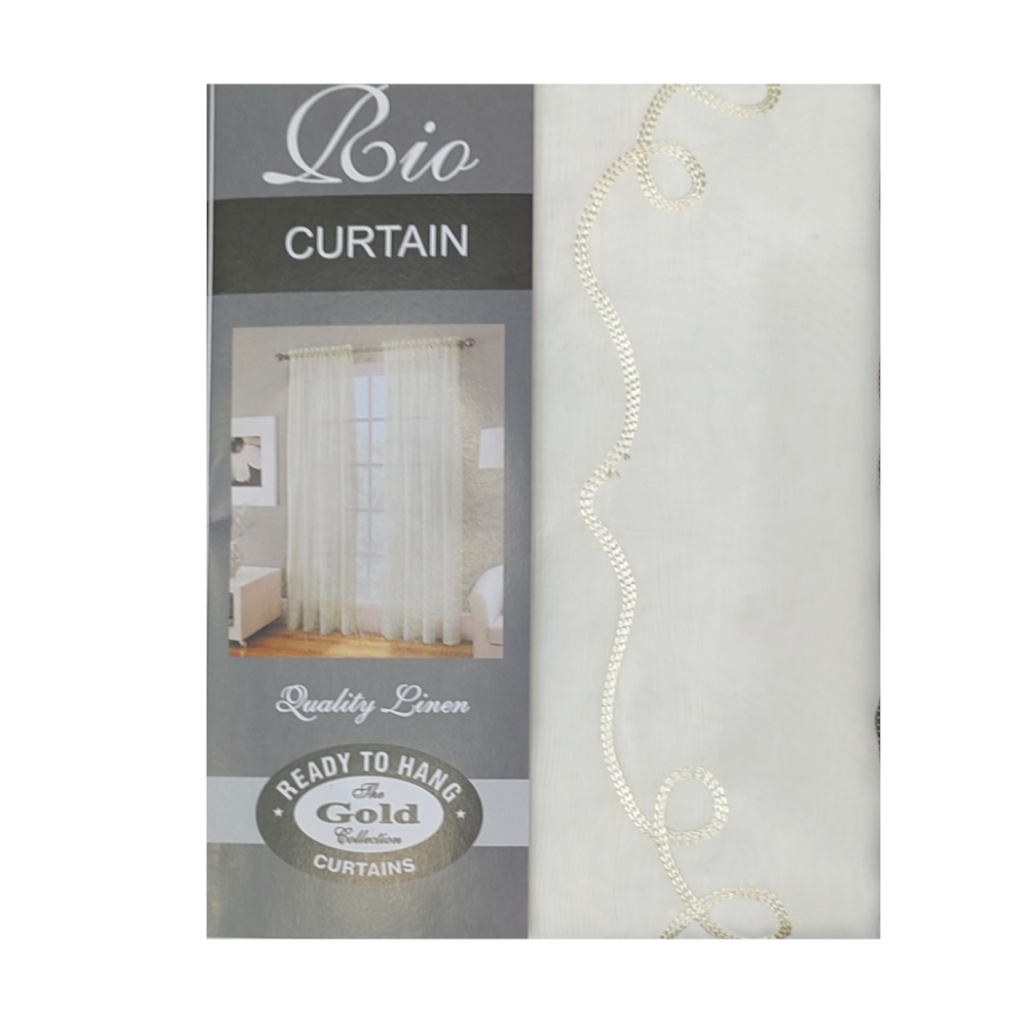 PCVT5FCR-1.jpg PLAIN CORNELLY VOILE TAPED-CREAM - Image 1