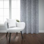 CELESTE BLACKOUT TAPED CURTAIN 230X250 - SMOKE - Image 2