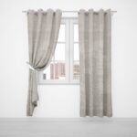 NEBULA BLACKOUT EYELET CURTAIN 230X220 - BUTTERSCOTH - Image 2