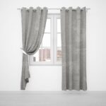 NEBULA BLACKOUT EYELET CURTAIN 230X220 - MOCHA - Image 2