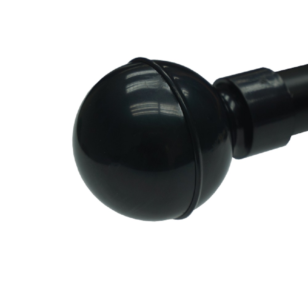PW063231.jpg 25MM FIN BALL PVC - BLACK - Image 1