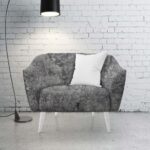 140CM RUSTICO UPHOLSTERY CHARCOAL - Image 2