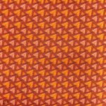 115cm Printed Poly Cotton Intersect Orange