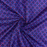 115cm Printed Poly Cotton SS Navy - Image 2
