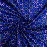 115cm Printed Poly Cotton Dot Pulse Purple - Image 2