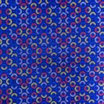 115cm Printed Poly Cotton Dot Pulse Blue