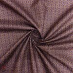 115cm Printed Poly Cotton Dotted Chocolate - Image 2