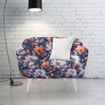 140CM DESIGNER VELVET UPHOLSTERY CLARICE BRIGHT - Image 2
