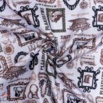 DIGITAL SLUB CLOTH (150CM) OPPIPLAAS CHOCOLATE - Image 2