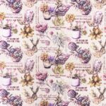 DIGITAL SLUB CLOTH (150CM) VELD PASTEL LINEN