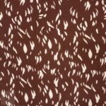 PRINTED CAPRI LINEN LOOK 34 BROWN