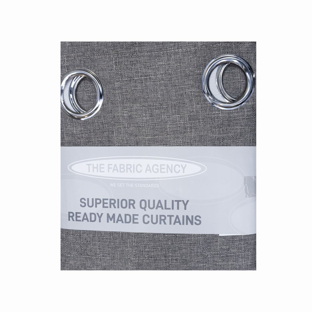 ASBE5FDG231.jpg APOLLO SLUBBED BLOCKOUT 230X223 EYELET - DARK GREY - Image 1