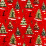 XMAS PRINT MINIMATT (150CM)
