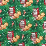 XMAS PRINT MINIMATT (150CM)