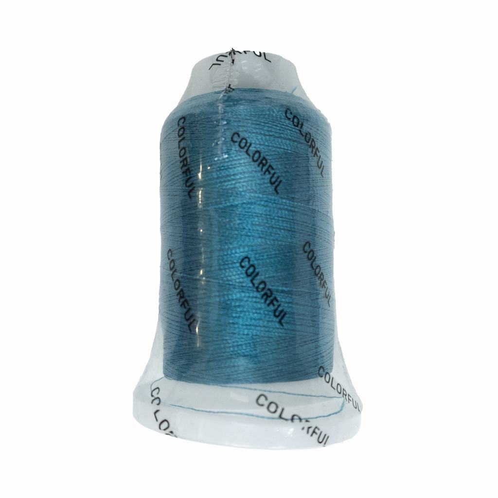 ETC5F1274231-2.jpg EMBROIDERY THREAD 1000M - SURF BLUE - Image 1