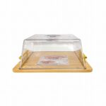 SQUARE BAMBOO TRAY W DOME - Image 3