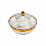 BOWL WITH LID GOLD