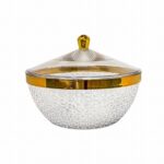 BOWL WITH LID GOLD