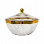 BOWL WITH LID GOLD - Image 3