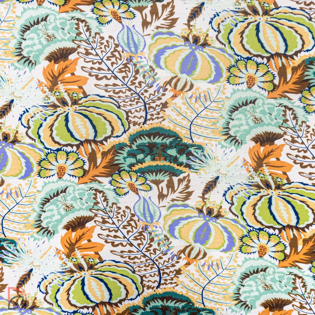 PAMB15F4231-1.jpg Printed Amber Linen - Image 1
