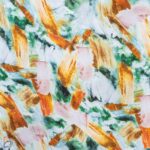 Printed Bubble Satin
