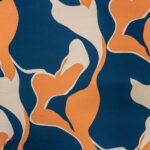 Printed Bubble Satin