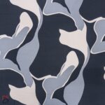 Printed Bubble Satin